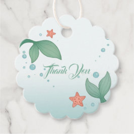 Etiquetas Para Recuerdos Simple mermaid's tails