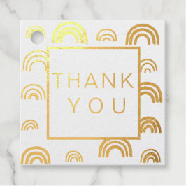 Etiquetas Para Recuerdos Simple y moderna boda de la frontera de oro del ar