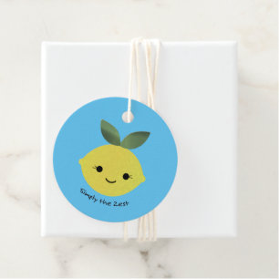 Etiquetas Para Recuerdos Simplemente el limón más lindo de Kawaii