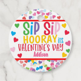 Etiquetas Para Recuerdos Sip SIp hooray paja valentina favor Ronda Favor T