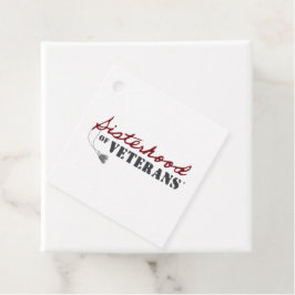Etiquetas Para Recuerdos Sisters of Veterans Military Pride Design
