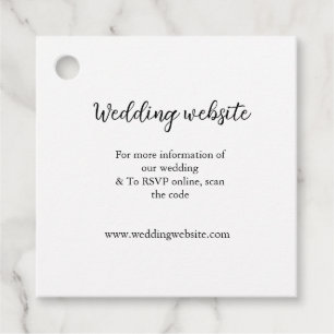 Etiquetas Para Recuerdos sitio web del boda agregar detalles de nombre de p