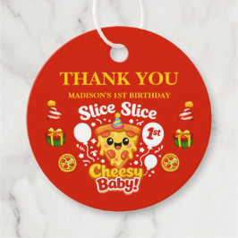 Etiquetas Para Recuerdos Slice Slice Cheesy Baby Pizza 1st Birthday