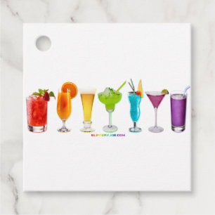 Etiquetas Para Recuerdos SlipperyJoe's aplaude cócteles alcohólicos LGBTQIA