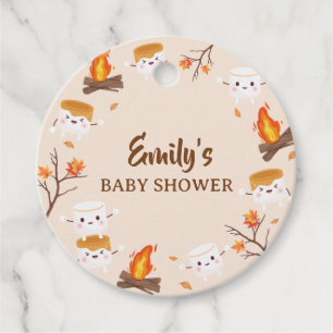 Etiquetas Para Recuerdos S'more Love Fall Rustic Camping Baby Shower