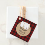 Etiquetas Para Recuerdos S'mores Marshmallow Kids Birthday Fiesta<br><div class="desc">Después de la fiesta de cumpleaños de tus hijos, envía a tus invitados a casa con este lindo favor en sus cajas de caricatura. Dos dulces abrazos de malvaviscos mostrando la gratitud del niño de cumpleaños o del chica. El cliente puede personalizar tres líneas de letra de moda para el...</div>