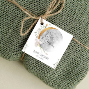 Etiquetas Para Recuerdos Sobre la ducha de bebé neutra de género del Boho d
