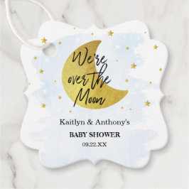 Etiquetas Para Recuerdos Sobre la luna | Boys Baby Shower