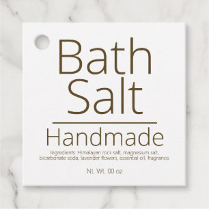 Etiquetas Para Recuerdos Sofisticado Hobby comercial de sales de baño