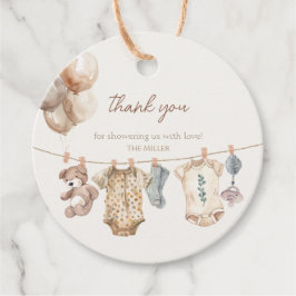 Etiquetas Para Recuerdos Soft Boho Neutral Baby Clothes Baby Shower