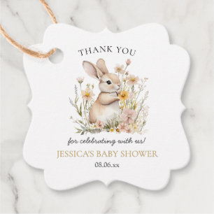 Etiquetas Para Recuerdos Somebunny Special Wildflowers Spring Baby Shower
