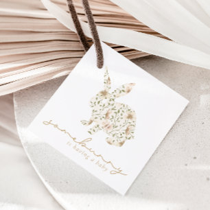 Etiquetas Para Recuerdos Somebunny Spring Easter Floral Baby Shower