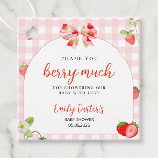 Etiquetas Para Recuerdos Someone Berry Sweet Baby Shower Invitation