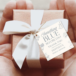 Etiquetas Para Recuerdos Something Blue Before I Do Thank You Bridal Shower
