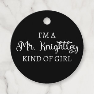 Etiquetas Para Recuerdos Soy un Sr. Knightley Tipo de Chica I