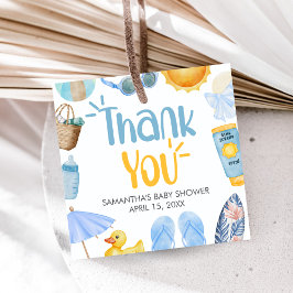 Etiquetas Para Recuerdos Splish Splash Summer Baby Shower