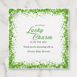 Etiquetas Para Recuerdos St Patrick's Day A Little Lucky Charm Baby Shower 