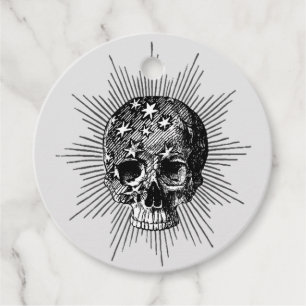 Etiquetas Para Recuerdos Starry Skull {{ con texto personalizado}} Keychain