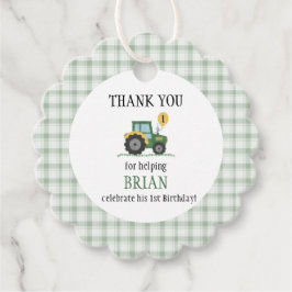 Etiquetas Para Recuerdos Start Your Tractor Thank You Favor Tags