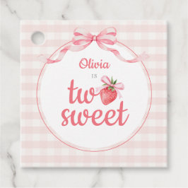 Etiquetas Para Recuerdos Strawberries Two Sweet 2nd Birthday