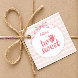 Etiquetas Para Recuerdos Strawberries Two Sweet 2nd Birthday