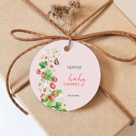 Etiquetas Para Recuerdos Strawberry Baby Shower