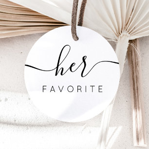Etiquetas Para Recuerdos Su favorito С alligraphic Favor Regalo Clásico