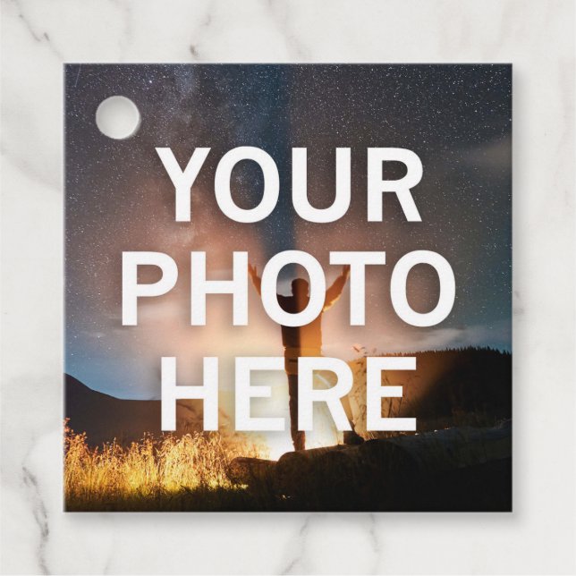 Etiquetas Para Recuerdos Su foto aquí (Anverso)