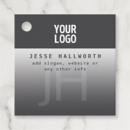 Etiquetas Para Recuerdos Su logotipo, nombre comercial y monograma