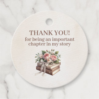 Etiquetas Para Recuerdos Su próximo capítulo comienza, Storybook gracias