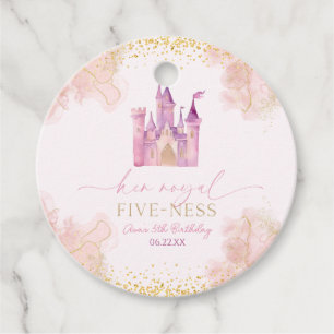 Etiquetas Para Recuerdos Su Real Princesa de Cinco Nieves Fiesta de Cumplea