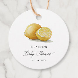 Etiquetas Para Recuerdos Summer Lemon Lime Citrus Baby Shower