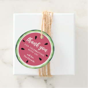 Etiquetas Para Recuerdos Summer Watermelon Gracias Baby Shower