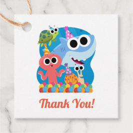 Etiquetas Para Recuerdos Super Simple | Finny the Shark Confetti Birthday
