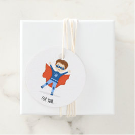 Etiquetas Para Recuerdos Superhéroe Boy