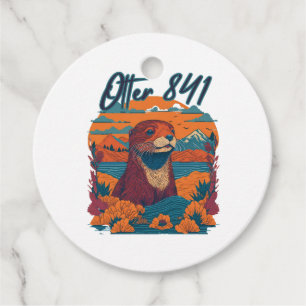 Etiquetas Para Recuerdos Surfing Otter 841 Otter My Way California Sea Otte