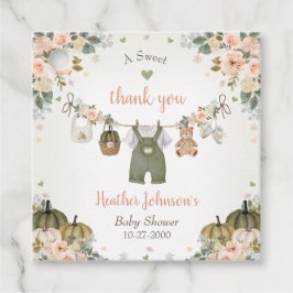 Etiquetas Para Recuerdos Sweet Little Pumpkin Autumn Baby Shower