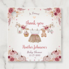 Etiquetas Para Recuerdos Sweet Little Pumpkin Autumn Baby Shower
