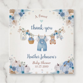 Etiquetas Para Recuerdos Sweet Little Pumpkin Autumn Baby Shower