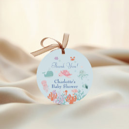 Etiquetas Para Recuerdos Sweet Ocean Blue Sea Friends Baby Shower