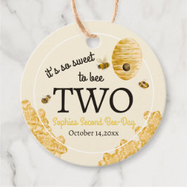 Etiquetas Para Recuerdos Sweet To Bee Two Second Birthday Bees Honeycomb