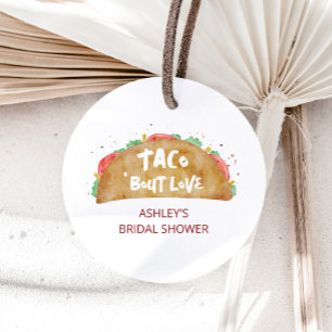 Etiquetas Para Recuerdos Taco 'Bout Love Boda Bridal Shower Fiesta