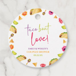 Etiquetas Para Recuerdos ¡Taco Bout Love! Fiesta Boda Couples Shower