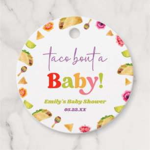 Etiquetas Para Recuerdos ¡Taco Bout Un Bebé! Fiesta Baby Shower
