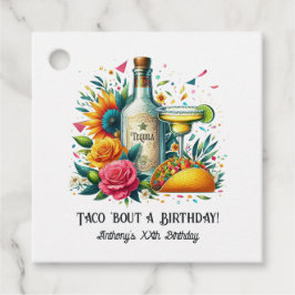 Etiquetas Para Recuerdos “¡Taco Cumpleaños!” Fiesta
