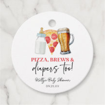 ¡También se prepara pizza y pañales! Baby Shower