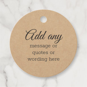 Etiquetas Para Recuerdos Tarjeta de cartón elegante vintage personalizada p