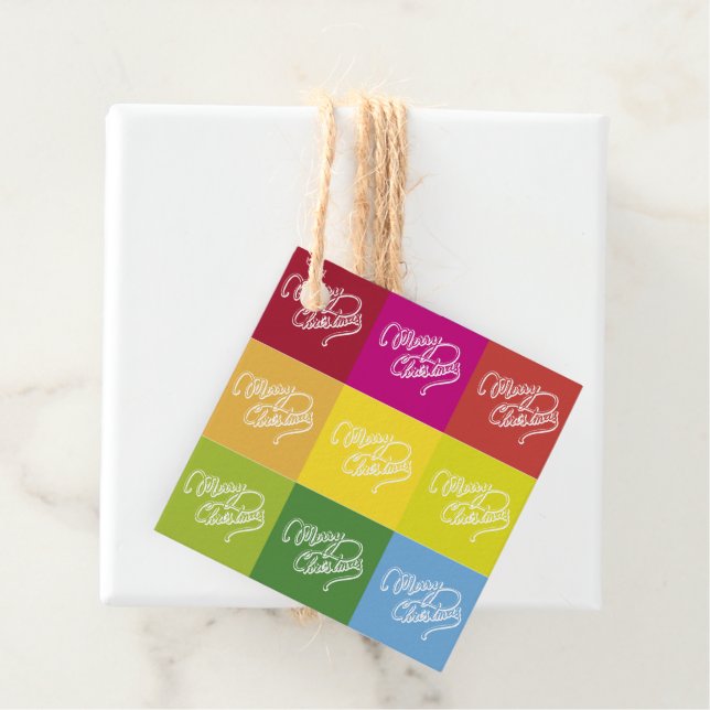 Etiquetas Para Recuerdos Tarjeta de navidad (In situ)