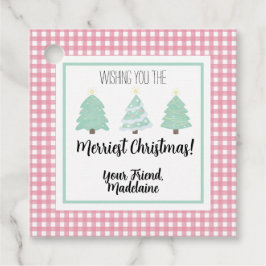 Etiquetas Para Recuerdos Tarjeta de regalo para Navidades del maestro de ár