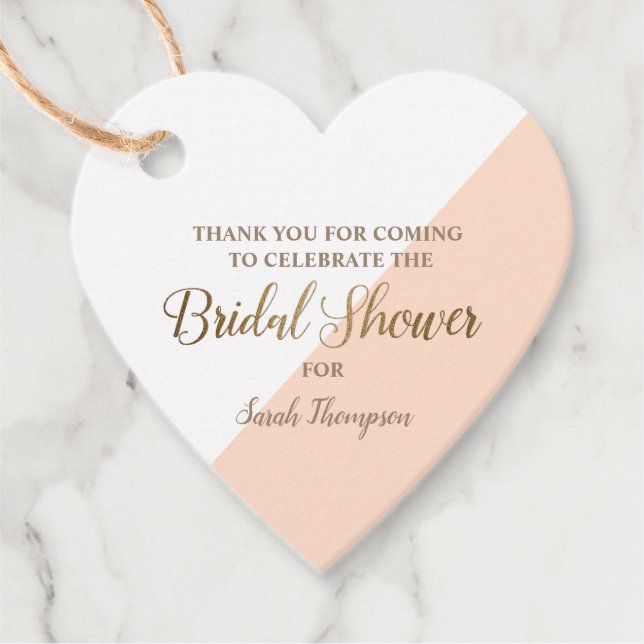 Etiquetas Para Recuerdos Tarro de regalo de despedida de soltera moderno pe (Anverso)